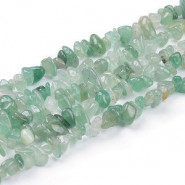 Chips stone beads ± 5x8mm Green Aventurine - Nile green